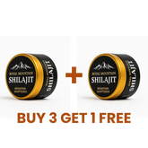Shilajit Mega Pack – Buy 3 Get 1 FREE (Limited Offer)